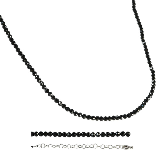 Natural Gemtone Beads Handmade Necklace with Silver Chain Extender