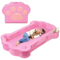 Foldable Portable Toddler Travel Bed Pink - Soft Washable Floor Bed