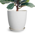 12 Inch Ceramic Planter Pot by EPFamily for Indoor Plants