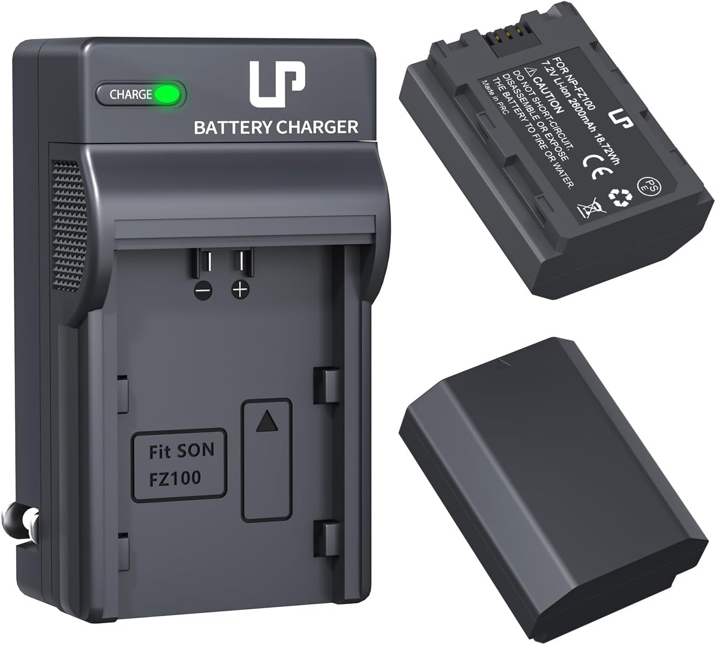 LP NP-FZ100 Battery and Charger for Sony A7 Series Cameras
