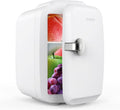 CROWNFUL Mini Fridge for Skin Care and Beverages, 4 Liter