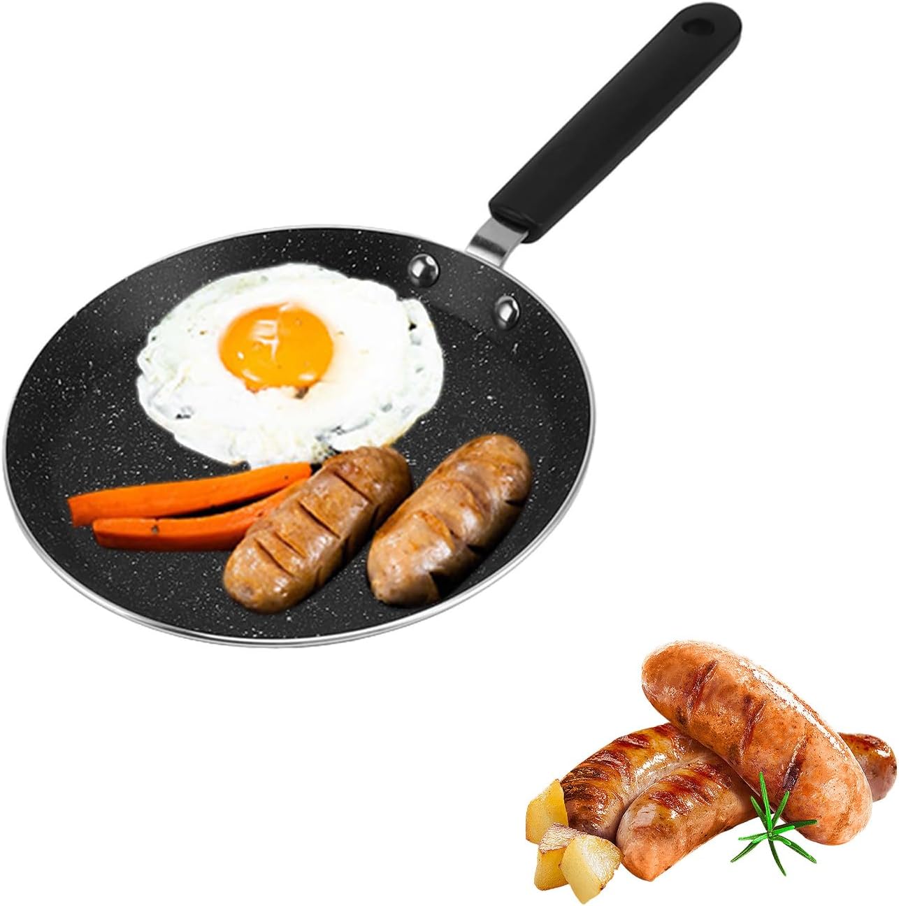Tissting 6in Non-Stick Crepe Pan: Perfect for Induction