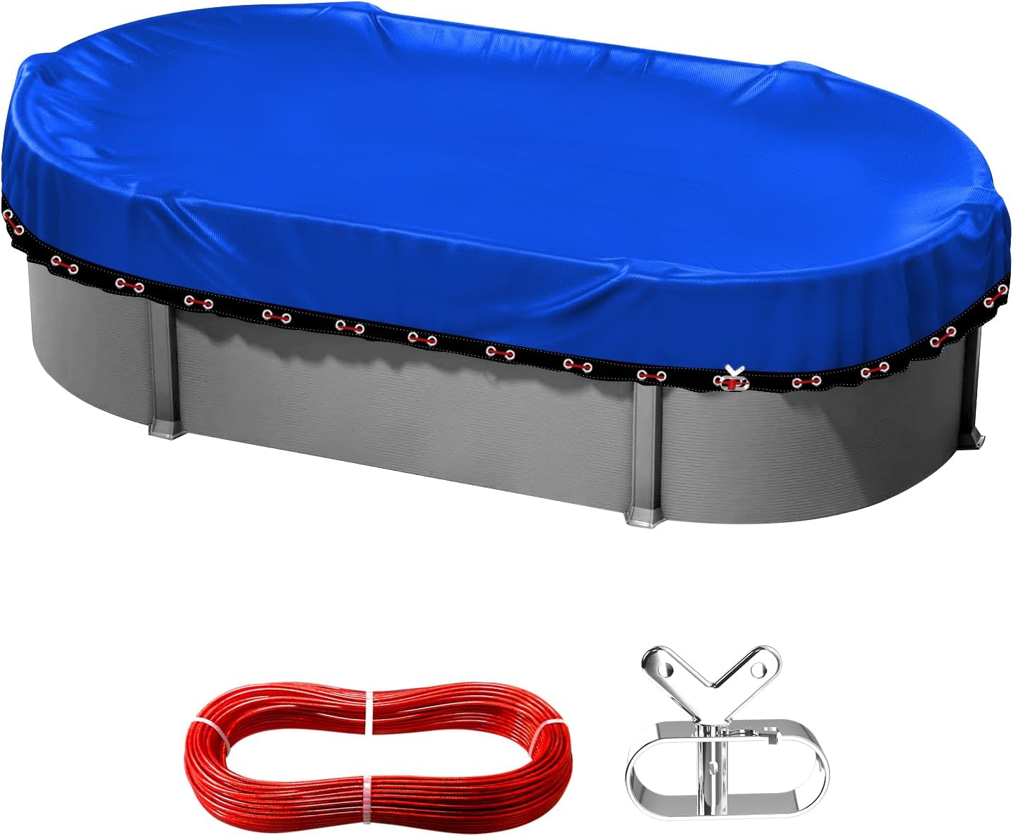 9x18 ft Oval Pool Cover for Above Ground Winter Protection