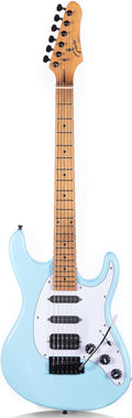 Beginner's Dream: Grote Modern-GST Electric Guitar in Daphne Blue