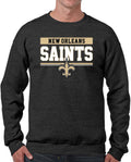 Team Fan Apparel NFL Charcoal Crewneck Sweatshirt - Stay Warm