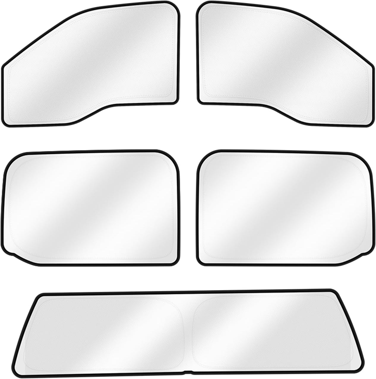 Sunshades for 2015-2020 Ford F150 SuperCrew 4 Door Privacy