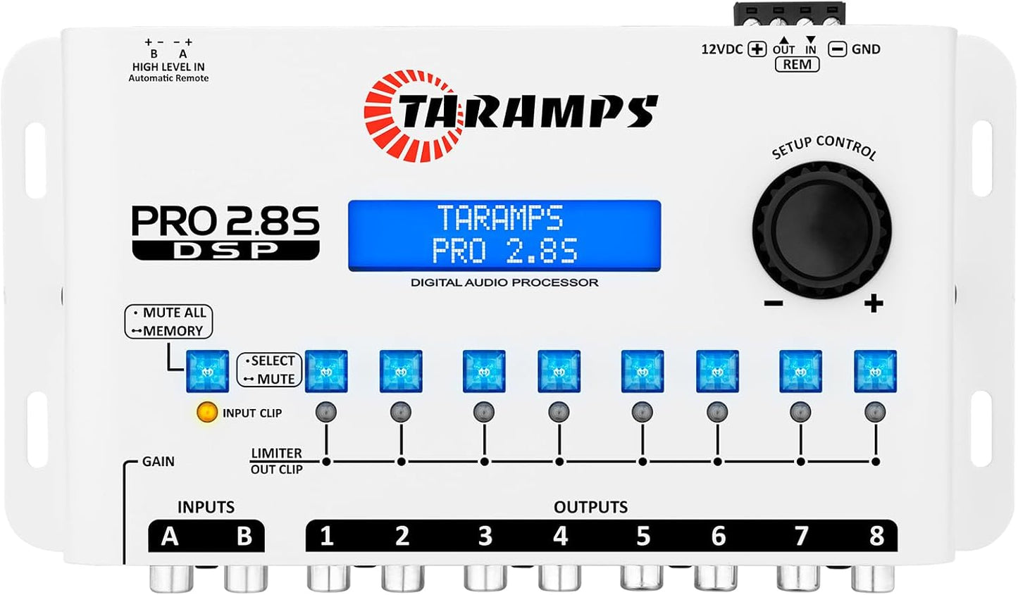 Taramps Pro 2.8S DSP Crossover: Ultimate Car Audio Processor