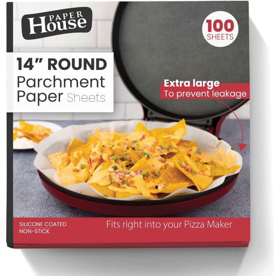 200 Silicone Coated Parchment Rounds - Perfect for Air Fryer, Baking & More!