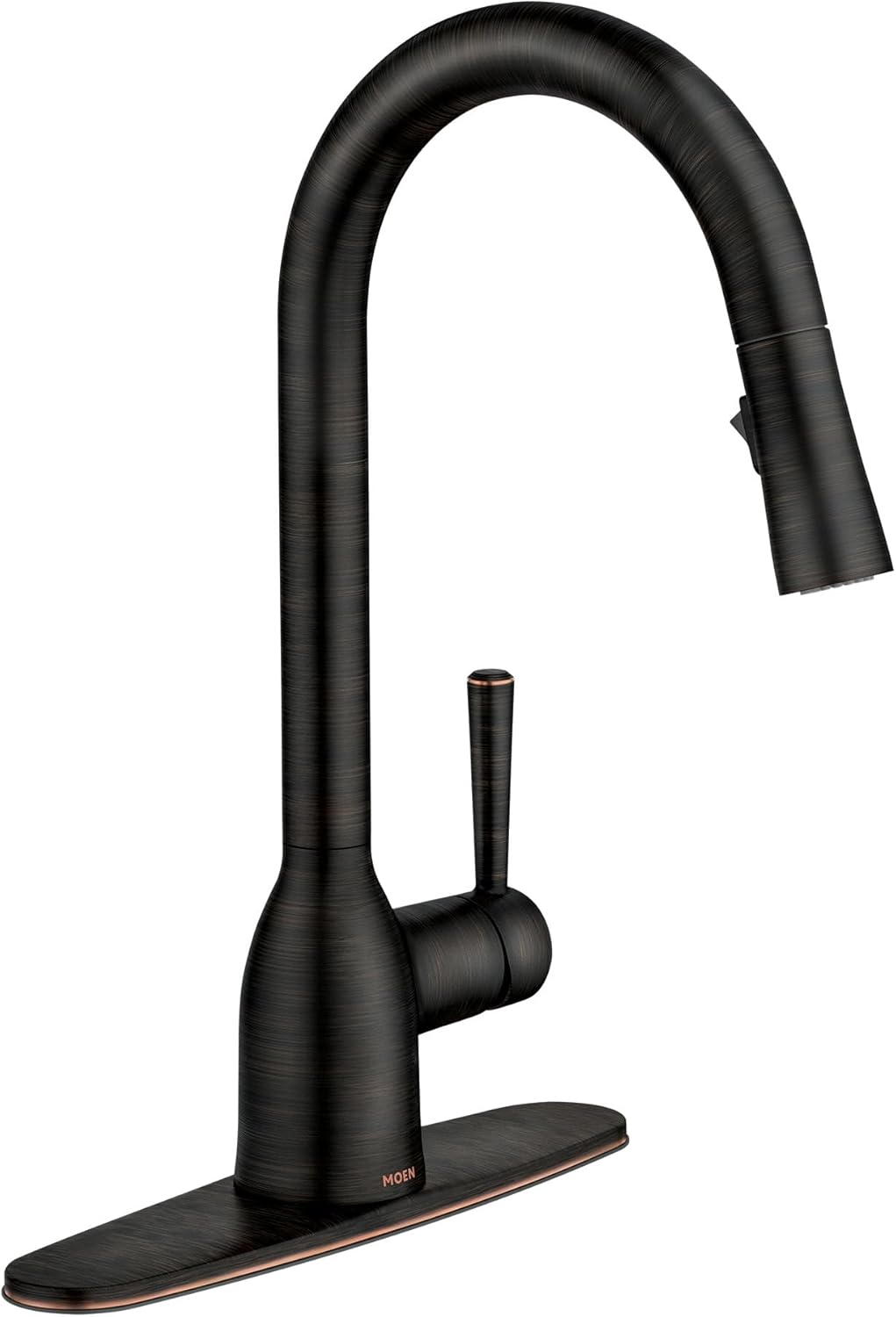 Moen Adler Mediterranean Bronze Kitchen Faucet with Power Clean