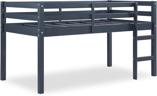 DHP Milton Twin Loft Bed - Space Saving Junior Size Design
