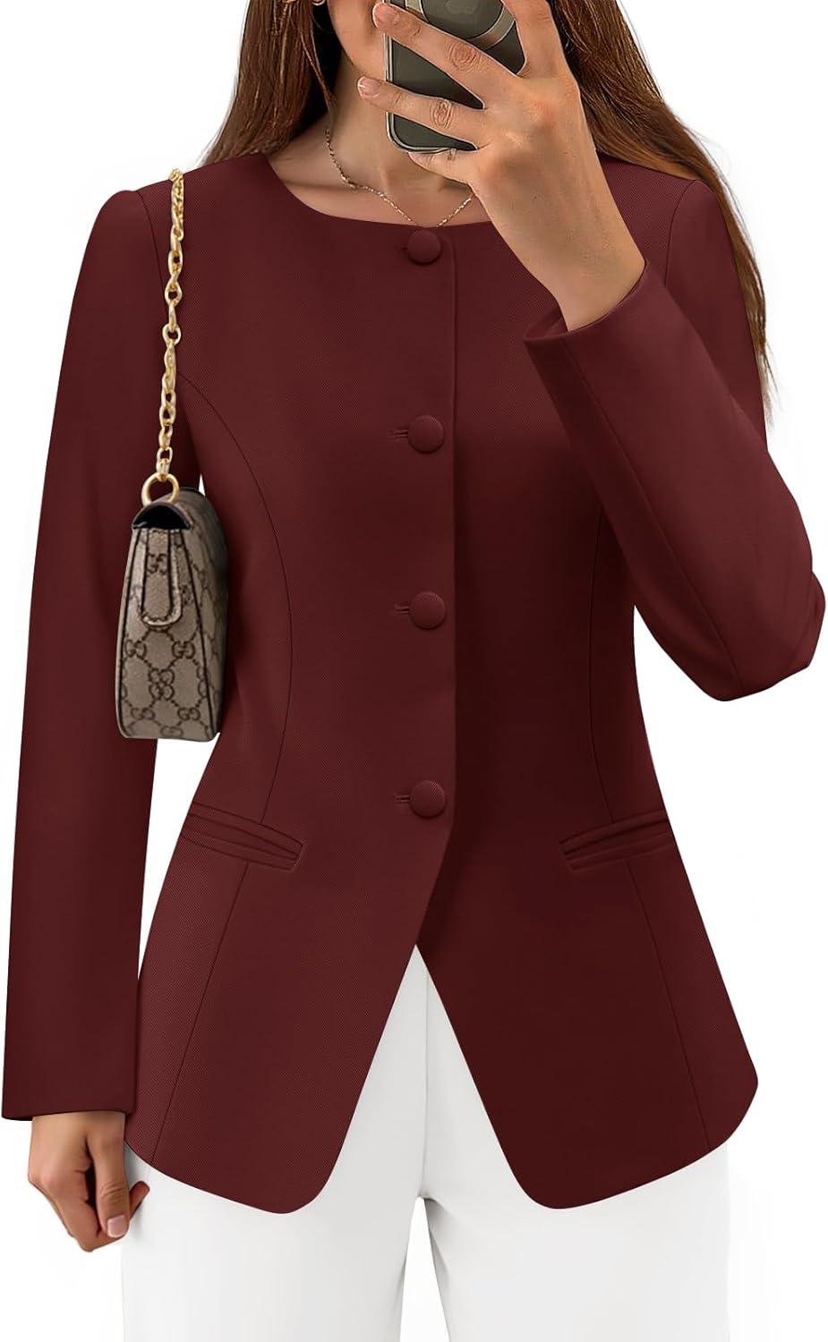 ZESICA Womens Business Casual Blazers for Office Work Style