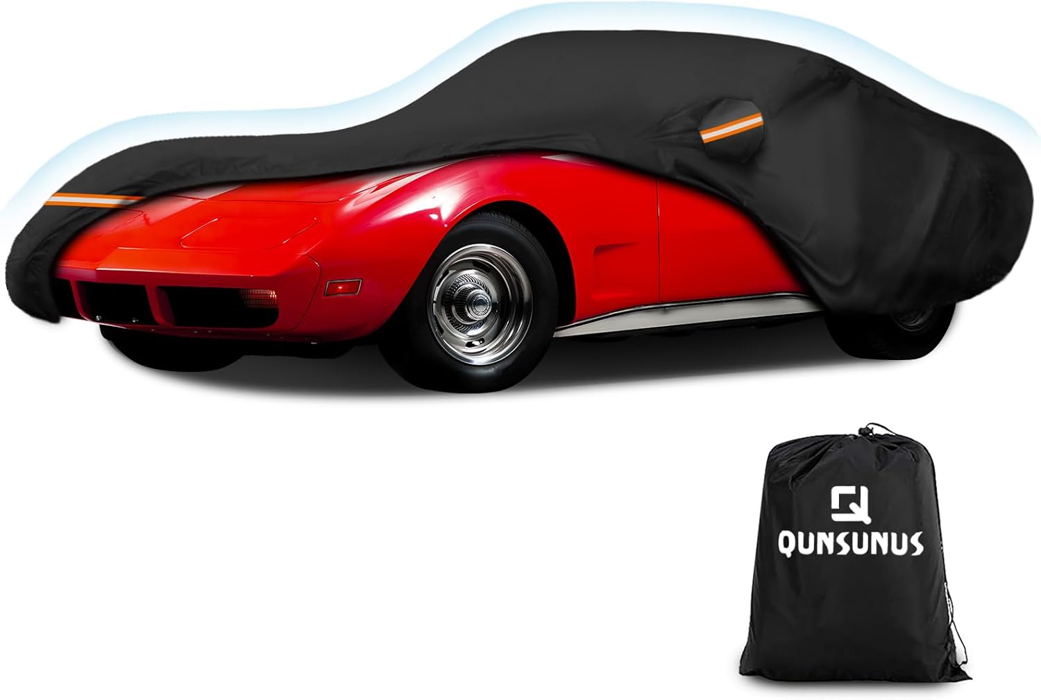QUNSUNUS 6 Layer Car Cover for C3 Corvette 1968-1982 Protection