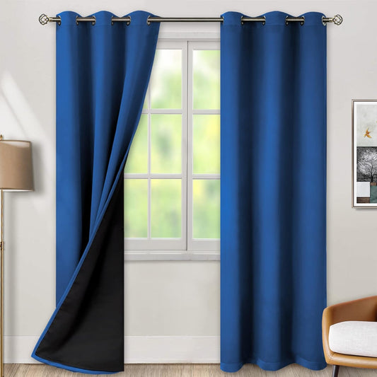 BGment 100% Blackout Curtains for Energy Saving Living Room