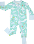 Viscose from Bamboo Baby Pajamas - 2-Way Zipper Sleepers