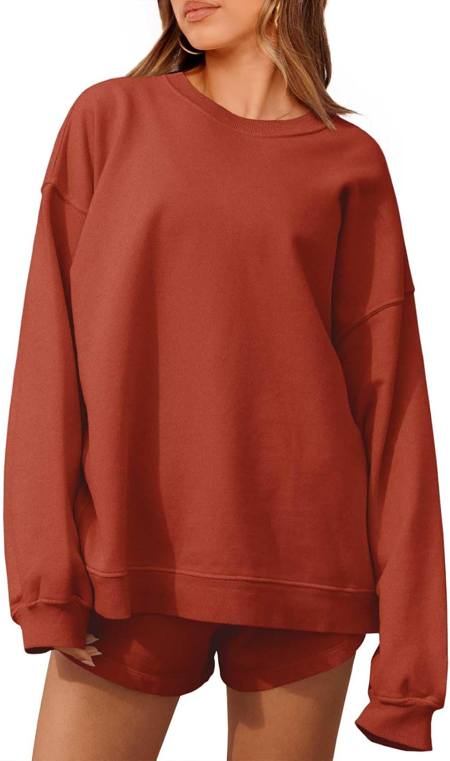 Womens Oversized 2 Piece Outfits for Casual Fall Lounging
