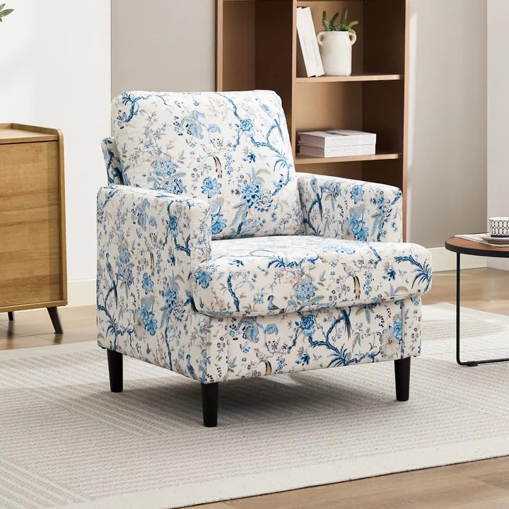 Mid-Century Accent Chair for Living Room, Comfy Upholstered Chair