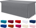 Smiry Spandex Tablecloth for 8ft Rectangle Tables - Fitted Stretch