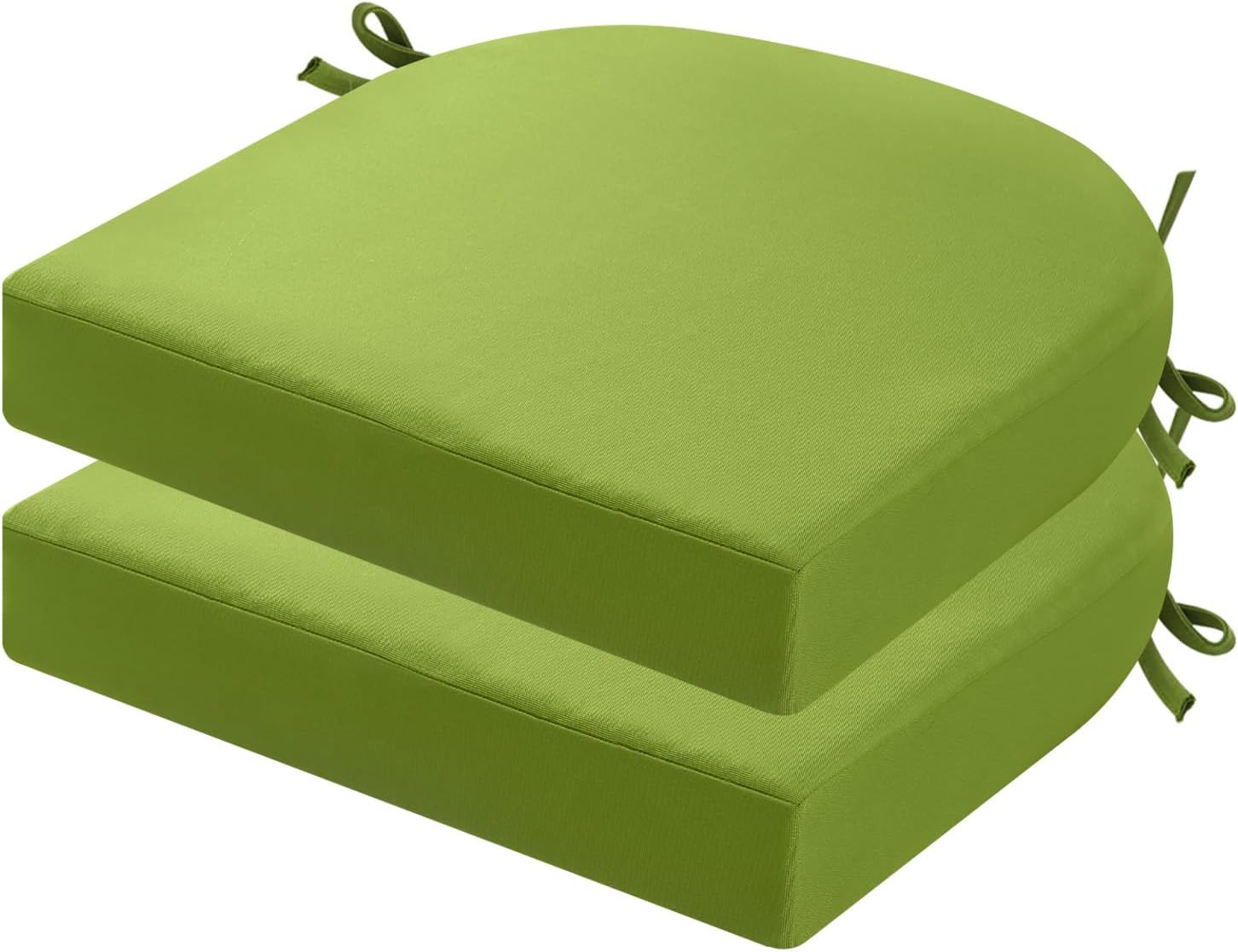 Outdoor Chair Cushions Set of 2 - Thick 19in x 19in x 3in
