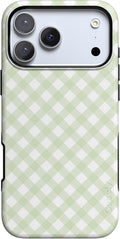 Casely iPhone 17 Pro Case Mint Lattice - Bold Protective Style