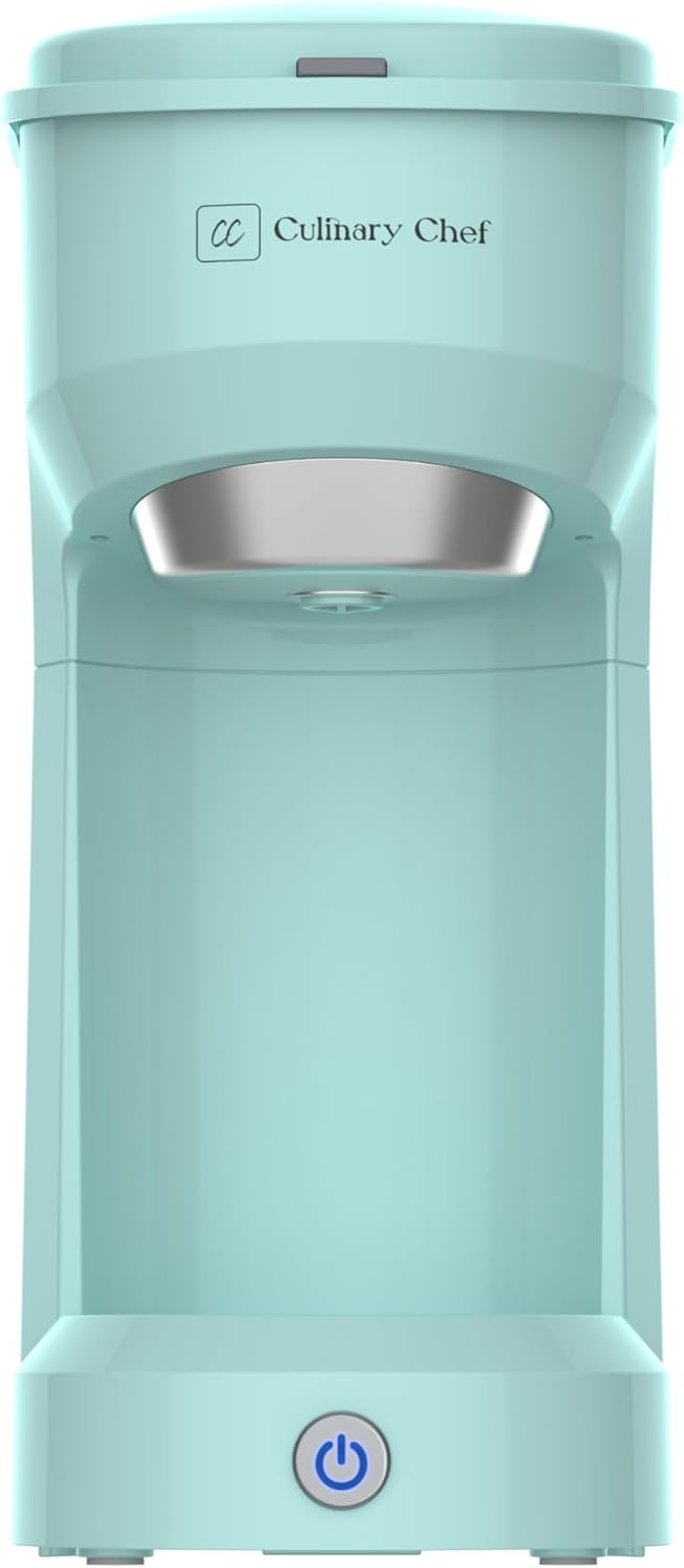 Retro Single Serve Brewer for Ground Coffee - Mint