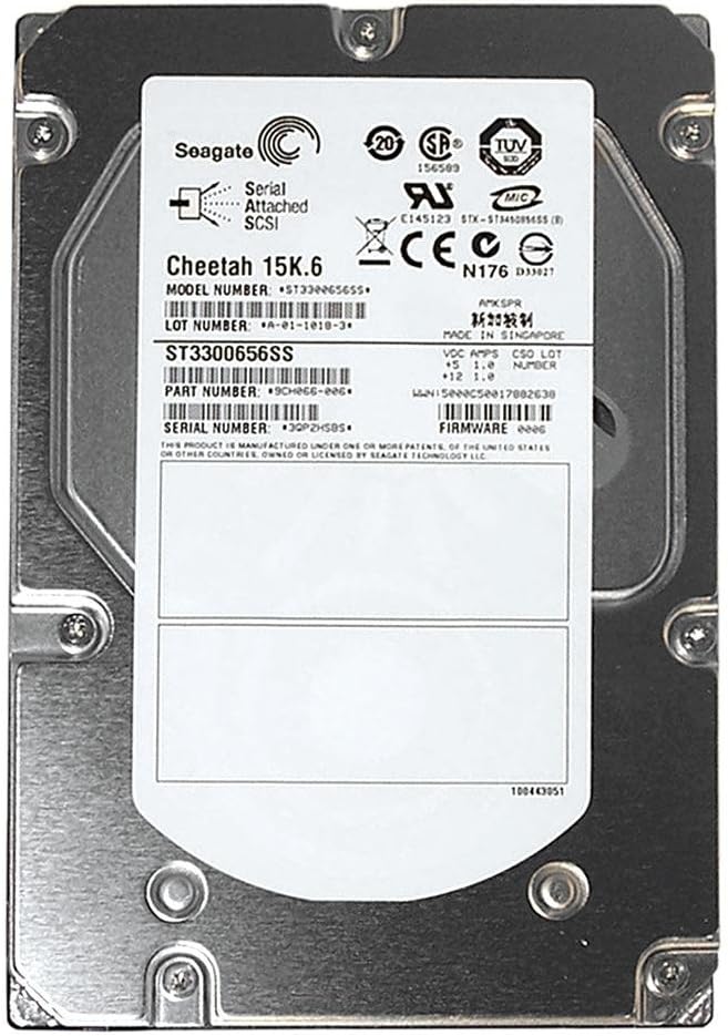 Seagate SAS 300GB 15K 3.5in RPM Hard Drive for High Performance