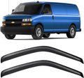 Window Visors Rain Guards for 1996-2025 Chevy Express Van - Vent Shade