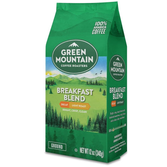 Light & Decaf Delight: Green Mtn Breakfast Blend Ground Coffee