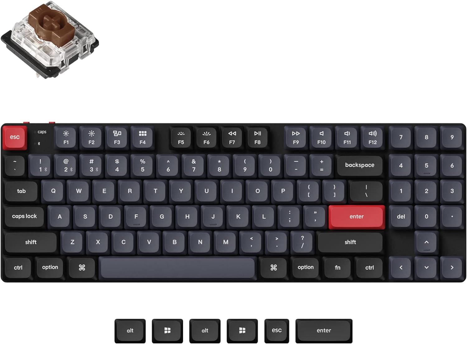 Keychron K13 Pro Ultra-Slim Wireless Mechanical Keyboard