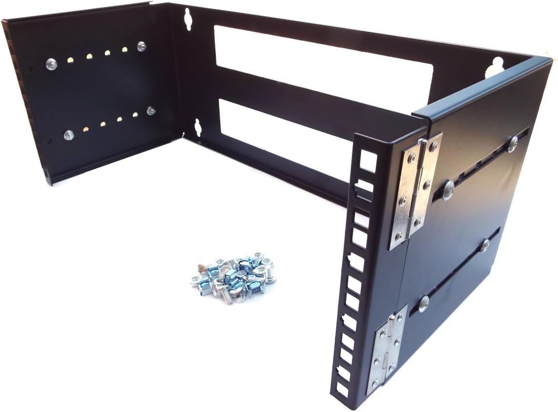 4U 19-Inch Hinged Extendable Wall Mount Bracket for Racks