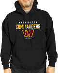 Washington Commanders Diagonal Fade Fleece Hooded Sweatshirt - Fan