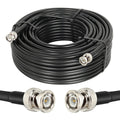 BNC Cable 100ft Low Loss KMR240 Male to Male Coax - Reliable RF Link