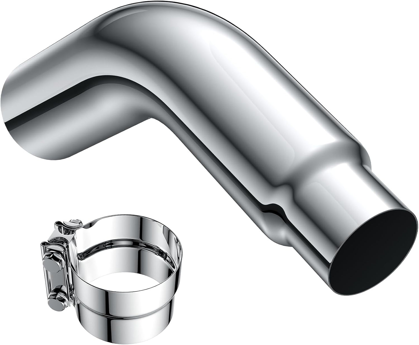 JY PERFORMANCE 4 Inch Diesel Exhaust Tip Elbow for Trucks