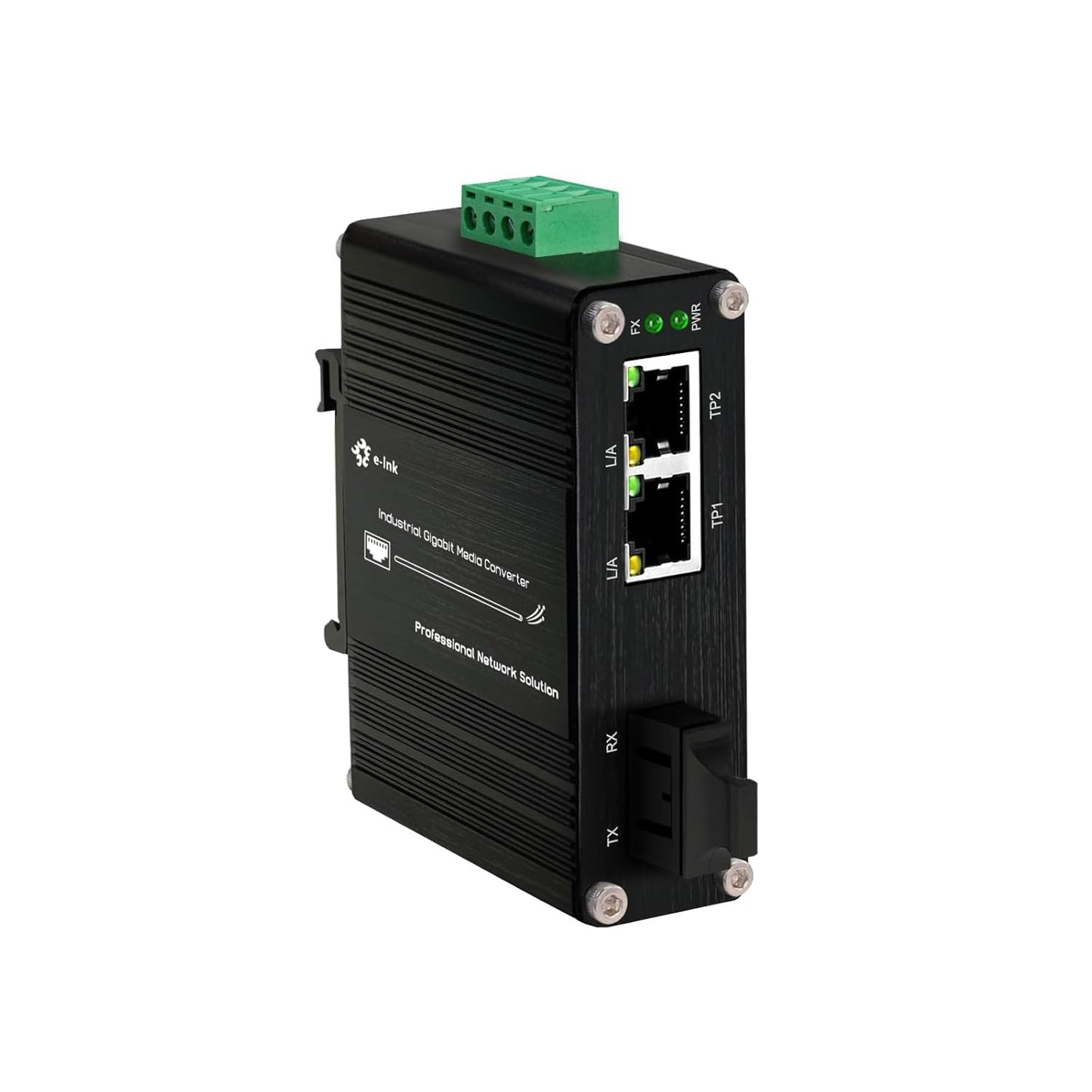 Mini Industrial 2 Port Gigabit Media Converter for Ethernet Use