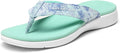 DREAM PAIRS Women's Arch Support Flip Flops - Cushioned Thong Sandals