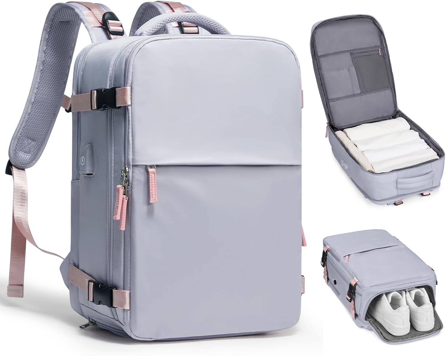 Large Travel Backpack for Women - Airline Approved Carry On