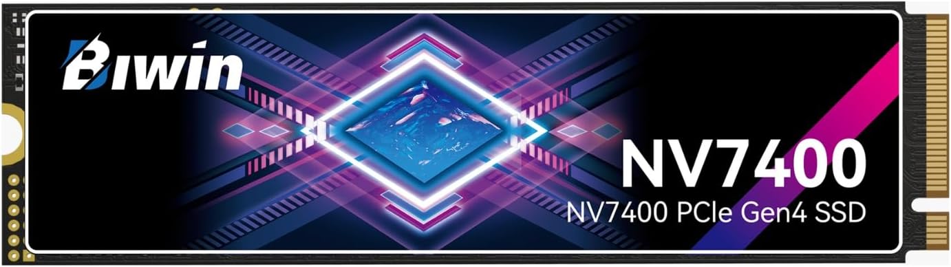 Black Opal NV7400 1TB SSD with 7450MB/s Speed for Gaming