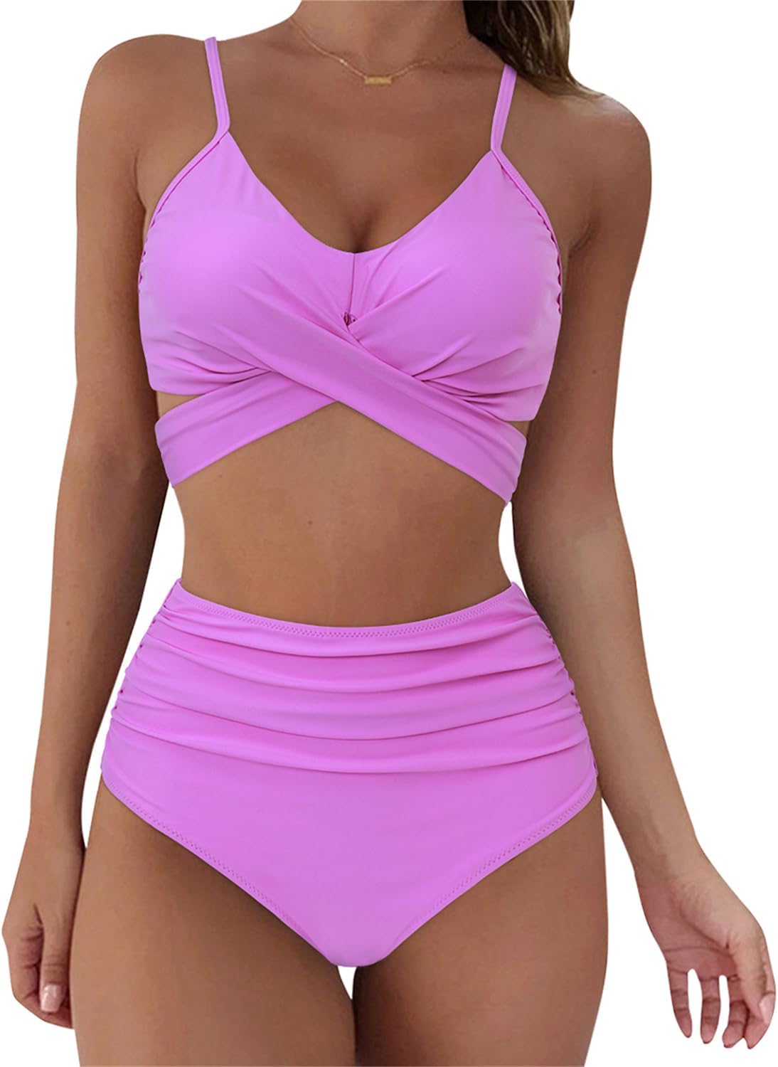 SUUKSESS Women Wrap Bikini Set for Stylish Beach Days
