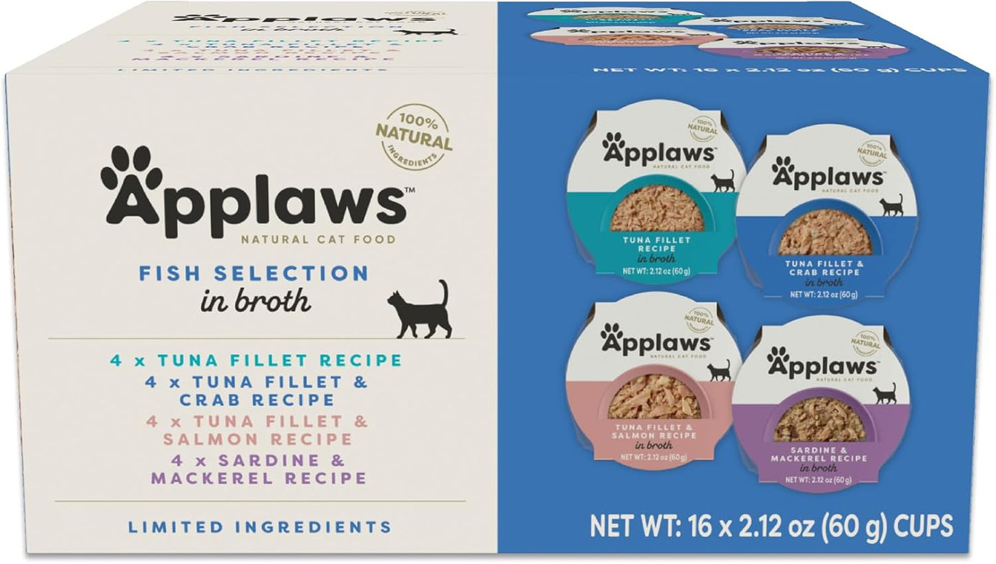 Applaws Natural Wet Cat Food in Broth for Happy Cats