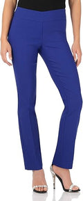 Rekucci Women's Ease Into Comfort Straight Leg Pant with Tummy