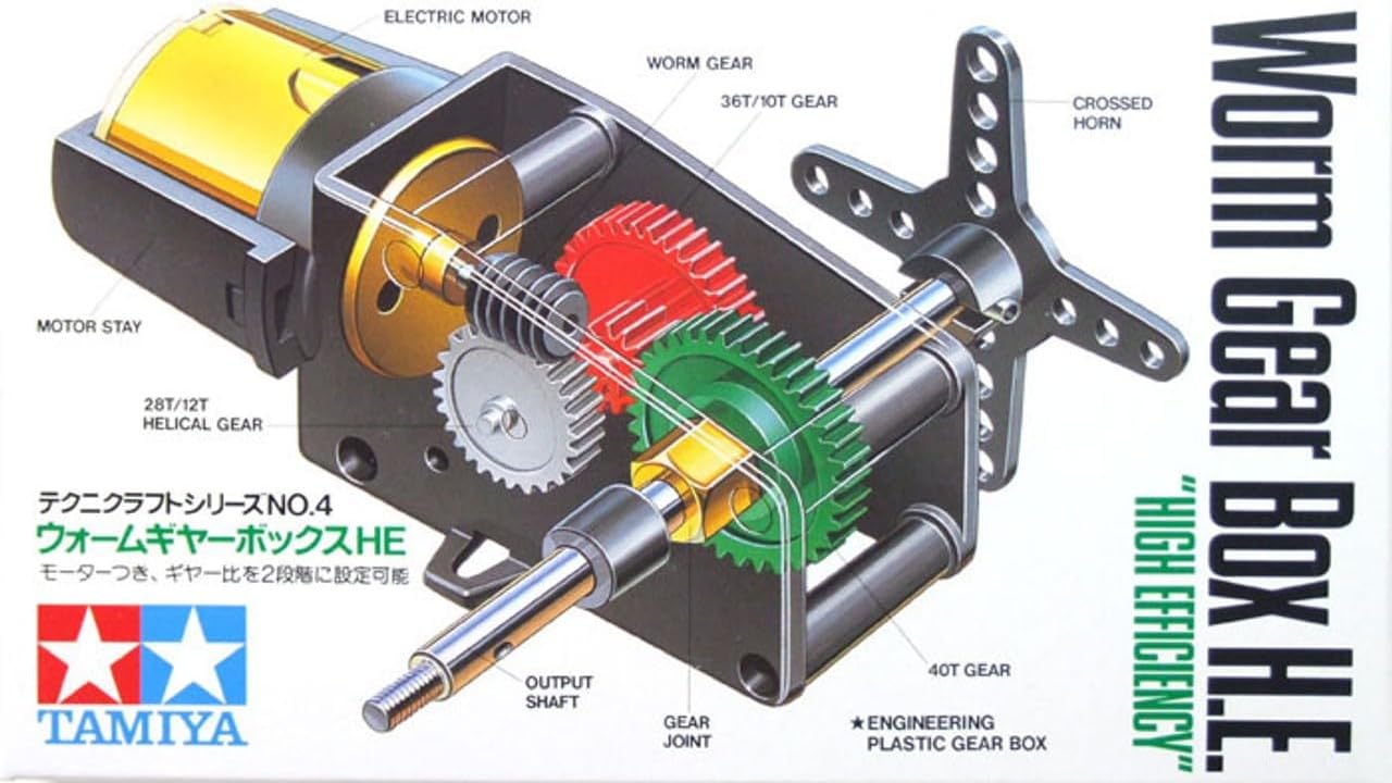 TAMIYA Worm Gear Box: Precise Science Kit