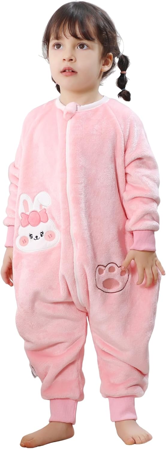 MICHLEY Flannel Baby Sleeping Bag for Comfortable Sleep