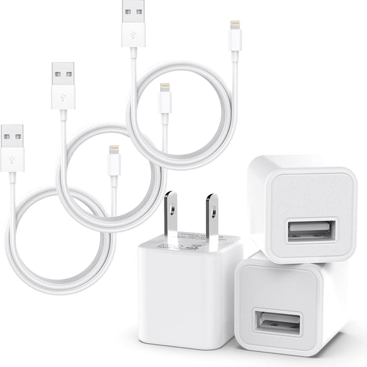 MFi Certified iPhone Charger Bundle - Fast Charging Trio 