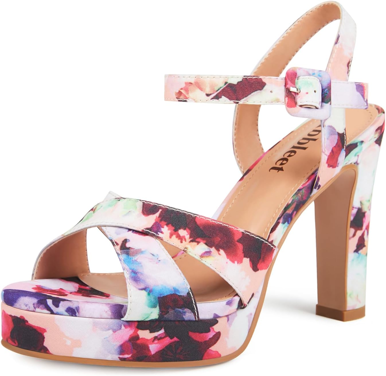 Platform High Heels for Women with Strappy Chunky Design