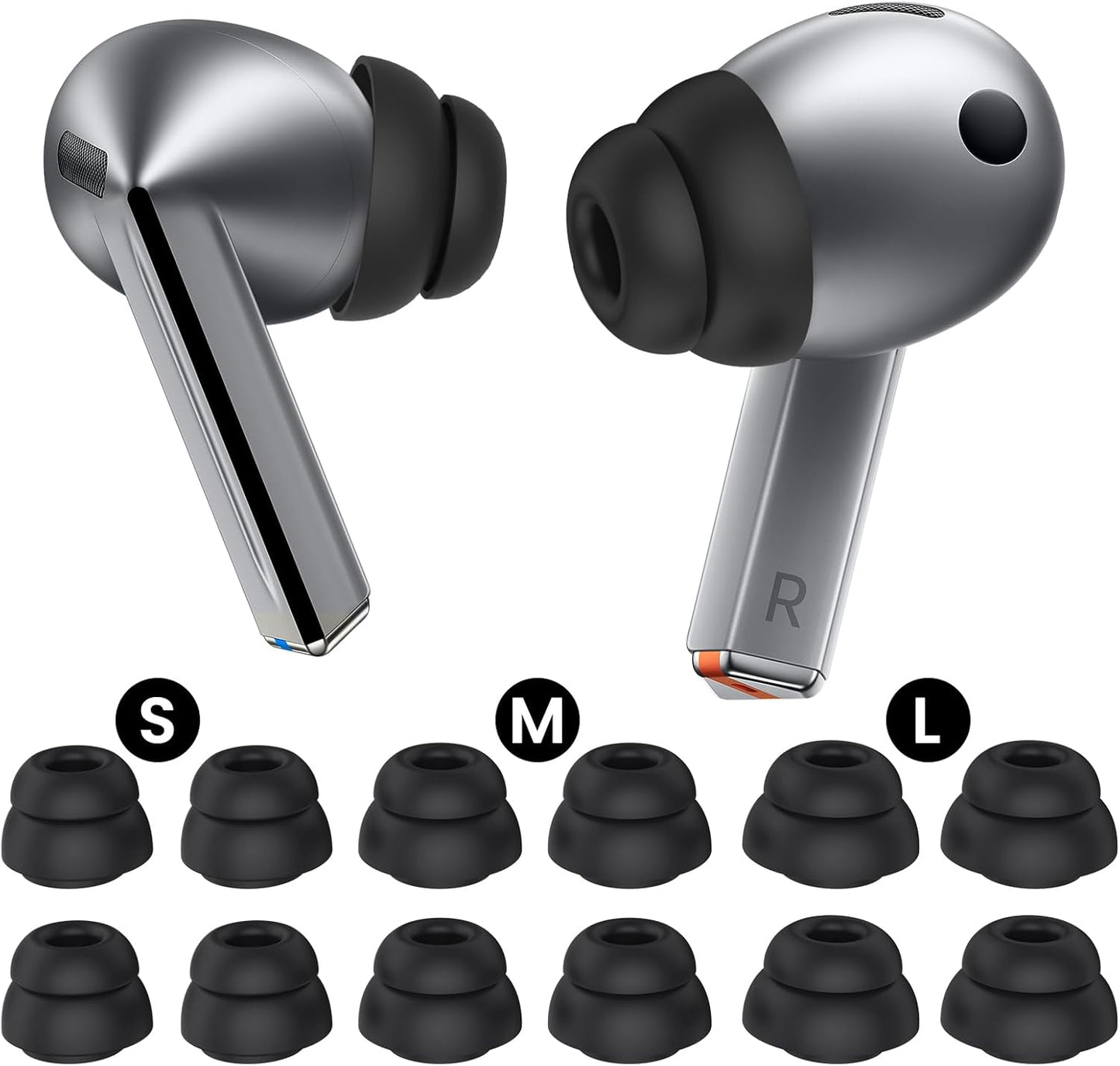Delidigi Galaxy Buds3 Pro Ear Tips - Triple Flange Fit
