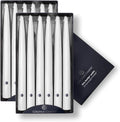 Handipt Taper Candle 10 in White 12 count - Classic, Long Burn