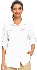 Women's UPF 50+ Safari Shirt Long Sleeve - Cool Quick Dry Fit