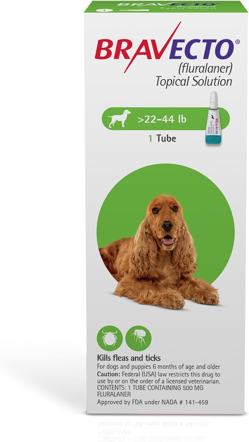 BRAVECTO Topical Solution for Dogs: 12 Week Flea & Tick Care