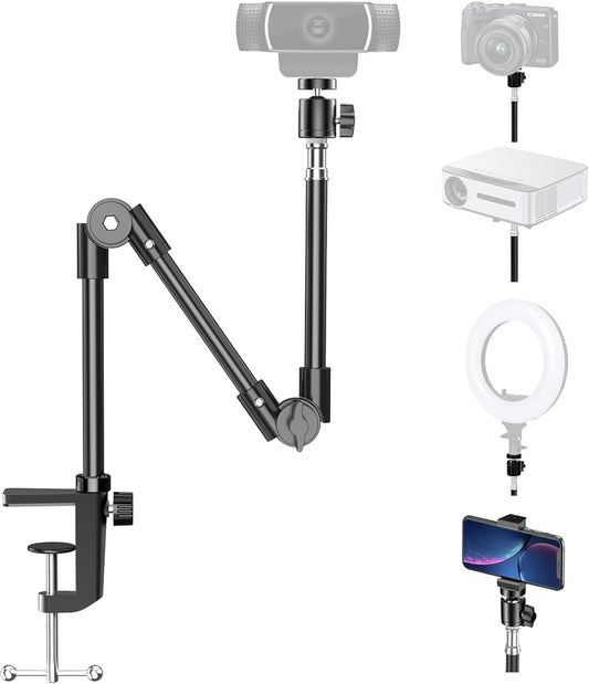 22 Gooseneck Webcam Stand & Phone Holder by KDD