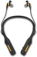 Review DEWALT 2-in-1 Neckband Bluetooth Headphones - 60+ Hrs Hands-Free Music