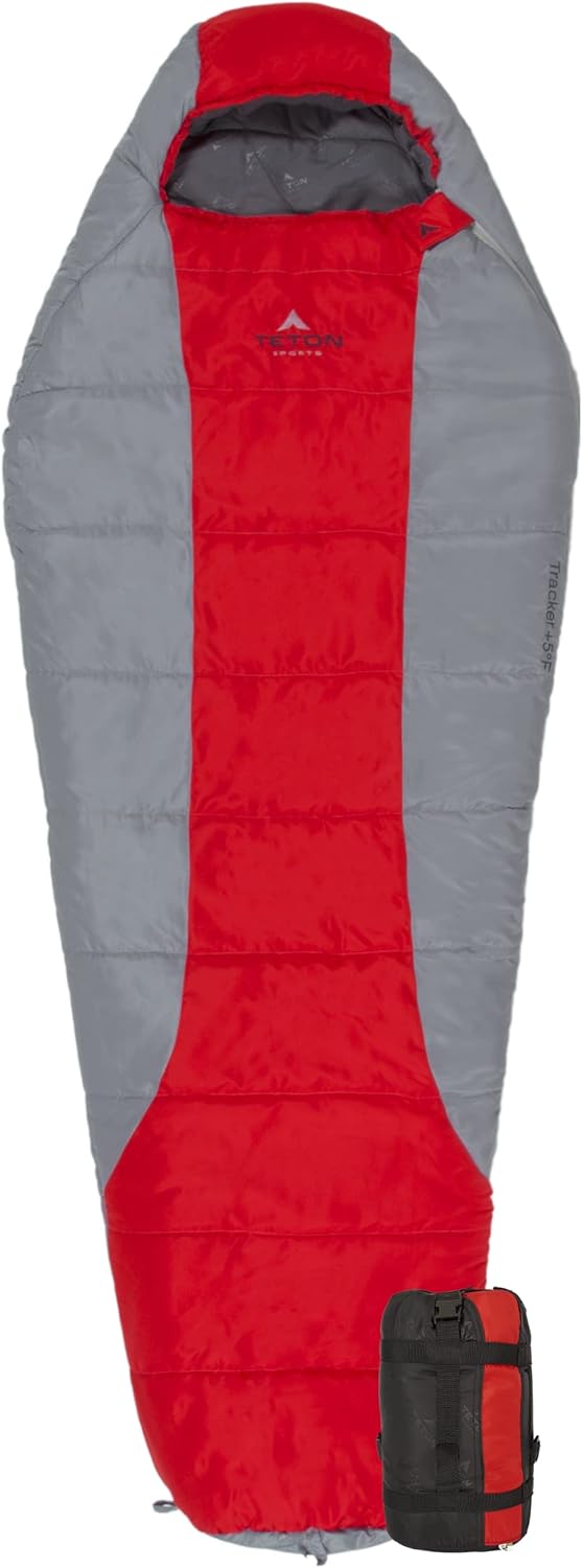 Teton 20F and 5F Degree Sleeping Bag for Camping and Hiking